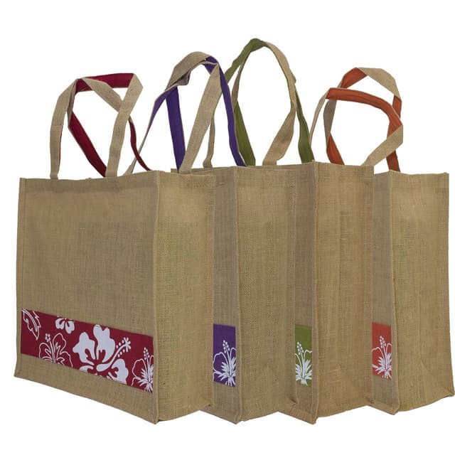Floral Jute Bags