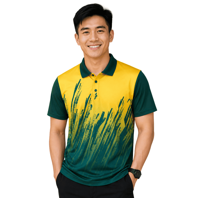 Brushstroke Quick-Dry Polo Shirt