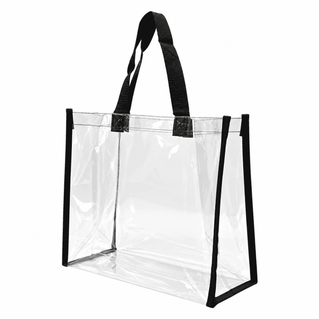 Clear PVC Shopping Tote Bag