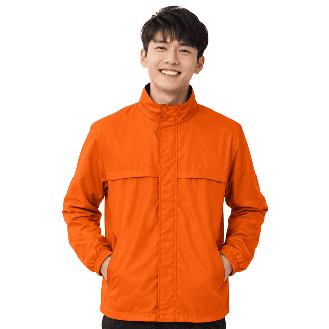 Hidden Zip Reversible Windbreaker