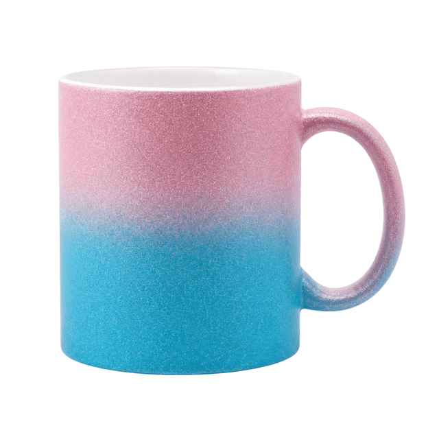 Two-Tone Glitter Mug
