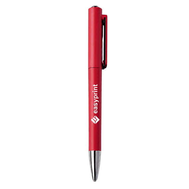 Wide Clip Plastic Ball Pen